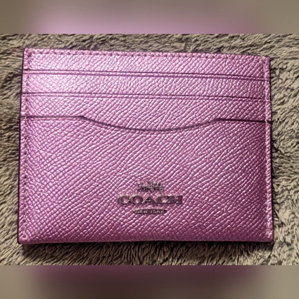 Coach skinny card case